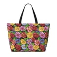 thumbnail image 2 of Fotbe Daisies Flowers Bolsa de Viaje para Playa - Resistente al Agua, Bolsa Tote de Gran Capacidad y Ligera con 7 Bolsillos para Mujeres y Hombres, 2 of 7