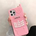 thumbnail image 3 of Cute Shockproof Protective Case for iPhone 14 Shockproof Soft Silicone (Pink), 3 of 5