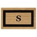 thumbnail image 3 of Nedia Home Monogrammed S Superscraper Single Picture Frame, 20" x 36", Black, 3 of 9