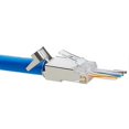 thumbnail image 2 of 20 Pcs Cat6/6A RJ45 Pass Through Modular Plugs, Shielded (STP) External Ground Connector,EZ Crimp, 2 of 5