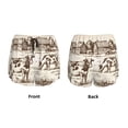thumbnail image 5 of Lsque Cows On The Farm Printed Women's Running Shorts with Liner Pockets,Elastic Quick Dry Workout Athletic Gym Yoga Shorts,Womens High Waist Shorts-, 5 of 9