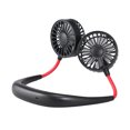 thumbnail image 2 of Mistaha Portable Hanging Neck Fans Hands-Free Air Cooler USB Rechargeable 3 Speed Adjustable Colorful Light, 2 of 8