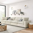 thumbnail image 1 of Modway Commix 4 Piece Down Filled Overstuffed Sectional Sofa Set in Light Beige, 1 of 10