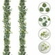 thumbnail image 4 of Guirnalda de Hiedra Artificial con Rosas - 1,8 M de Enredadera Colgante Verde con Hojas y Flores Realistas para Decoración de Paredes En Bodas, Fiestas y El Hogar., 4 of 7