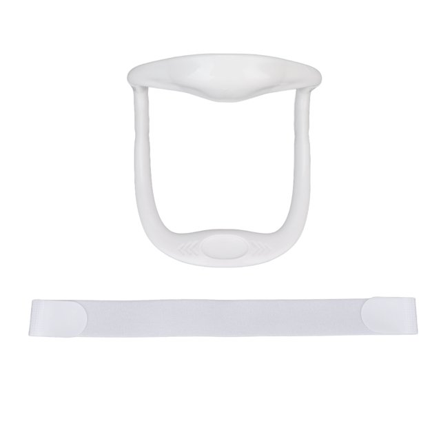 Neck Stretcher, Decompress Spine Durable PP Neck Brace Pain Relief Alleviate migraine For Study For Work For Driving White,Pink
