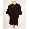 thumbnail image 1 of Tri-Mountain Teammate 179 Golf Shirt With Trim, 6X-Large, Black/Ivory, 1 of 2