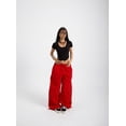 thumbnail image 6 of Women'S Baggy Jeans Wide Leg Denim Pants Hip Hop Relaxed Y2k Jeans Red XL, 6 of 9