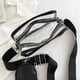 thumbnail image 1 of Bolsa bandolera de PVC transparente Love Fashion Shoulder Bag con Bolsa pequeño (negro) Likrtyny  Para Estrenar, 1 of 9