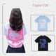 thumbnail image 2 of Camiseta Kawaii de Hello Kitty para mujer, camiseta de Anime Sanrio Y2K picante de algodón puro, Top informal holgado de manga corta para mujer 2023, 2 of 4