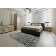 thumbnail image 5 of Ahgly Company Machine Washable Indoor Square Traditional Gray Area Rugs, 4' Square, 5 of 7
