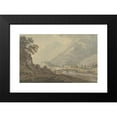thumbnail image 2 of Joseph Farington 14x10 Black Modern Framed Museum Art Print Titled - Grange of Borrodale, 2 of 5