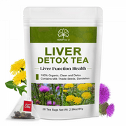 HFU Liver Detox Tea - Liver Cleanse Tea - For Liver Cleansing and Liver Support - 28 Day Support