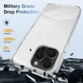 thumbnail image 3 of JTCASES for iPhone 11 Pro Max Case, Crystal-clear Transparent Backplane Anti-slip Plating Frame Military Grade Drop Resistant Shockproof for iPhone 11 Pro Max(6.5" 2019), Clear, 3 of 8