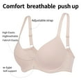 thumbnail image 5 of Women Push Up Bra Everyday Underwear Comfortable Lingerie Bralette with Support Anti-Sag-Size90C/40C, 5 of 6