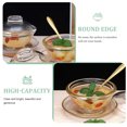 thumbnail image 2 of 1 Set of Glass Dessert Bowl Decorative Food Serving Bowl Delicate Bowl with Lid, 2 of 7