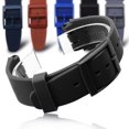 thumbnail image 4 of Simple Design Solid Color Watch Silicone Strap Wristwatch Band Belt Watches Repair Upgrade Modified Spare Parts Black, 4 of 7
