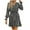 Black, variant on Herrnalise Women’s Dresses Summer 2024 s Fashion Casual Spring V-Neck Printing Dress S-2XL
