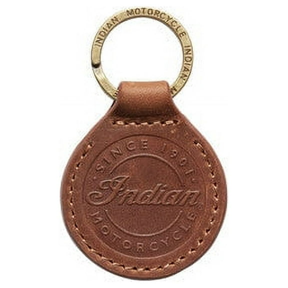 Indian Motorcycle Circle Leather Key Ring | 2862944