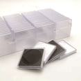thumbnail image 3 of 60 Pcs Étuis de Rangement pour Pièces, Support, Boîte Ronde en Plastique Transparent pour Collection de Pièces, Boîte de Rangement, Contenant de Collection de Pièces 20-40 mm, 3 of 11