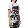 thumbnail image 5 of Rod Wave Kitchen Cooking Aprons Adjustable Waterproof Apron Bib Apron with 2 Pockets for Men Women Chef, 5 of 7