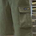 thumbnail image 5 of Zanarzt Boy Shorts Boy's Cargo Shorts Kids Athletic Basketball Bermuda High Waist Sweat Shorts with Pockets 9-10 Years,AG, 5 of 7