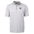 thumbnail image 2 of Men's Cutter & Buck  Gray/White ECU Pirates Big & Tall Virtue Eco Pique Micro Stripe Recycled Polo, 2 of 3