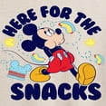 thumbnail image 3 of Disney - Here For The Snacks - Women's Oversized T-Shirt, 3 of 5