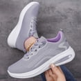 thumbnail image 5 of YOUYEDIAN Womens Orthopedic Shoes Arch Support Slip on Non Slip Work Shoes Wide Width Knitted Mesh Stretch Walking Shoes Comfort 2026 Orthopedic Shoes (Gray), 5 of 7