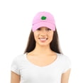 thumbnail image 2 of DALIX Four Leaf Clover Hat Baseball Cap St. Patrick's Day Cotton Caps Light Pink, 2 of 7