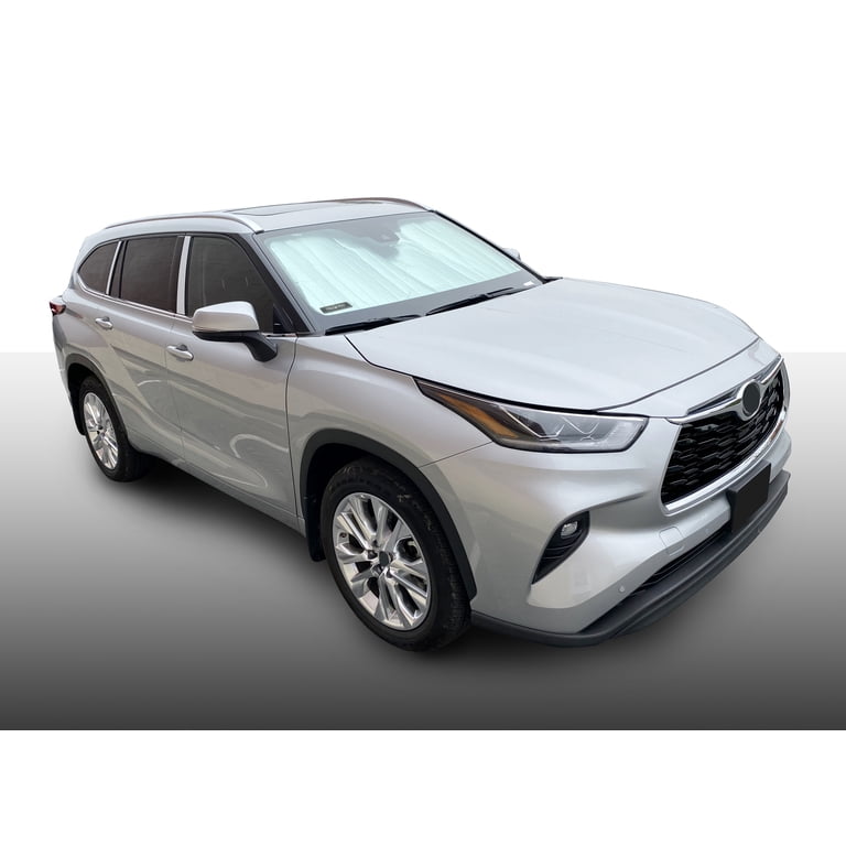 Parasole Parabrezza Pieghevole LHFLIVE Per Toyota Highlander 2020-2024 - Tessuto Riflettente UV - Custodia Inclusa