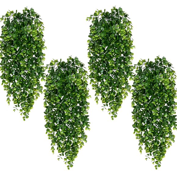 Plantas colgantes artificiales Waipfaru resistentes a los rayos UV, 8 unidades, 80 cm