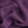 thumbnail image 6 of D.N.G. BEDDINGS Luxurious 5 Piece Double Ruffle Duvet Cover With Zipper Closure, 100% Egyptian Cotton, 800 Thread Cotton Full/Queen Size Plum Solid, 6 of 6
