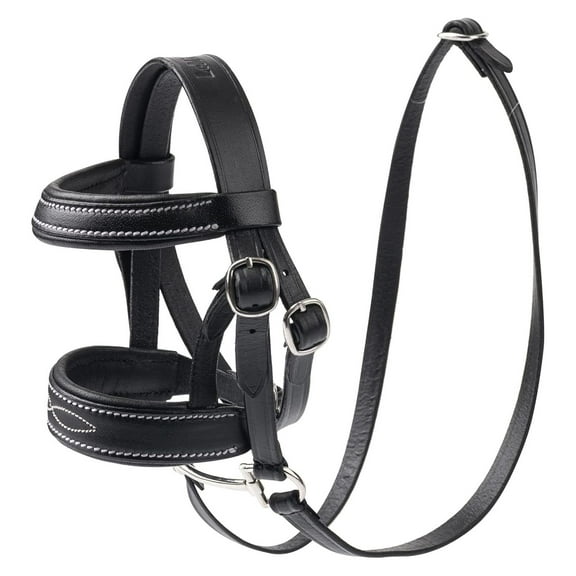 Toy Pony Bridle - Black Leather - Suitable for Ages 8 Years  
