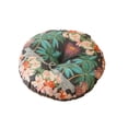 thumbnail image 1 of Cojín de suelo tipo tatami, suave, cómodo y decorativo, cojín circular para silla, para dormitorios, oficinas, jardines y balcones Patrón de árbol de coco, 1 of 9