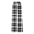 thumbnail image 6 of OGLCCG Girls Plaid Sweatpants Lightweight Fleece Straight Leg Joggers with Pockets Casual Baggy Athletic Sweatpants for Teen Girls 5-15 Years, 6 of 6