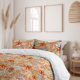 thumbnail image 2 of Ambesonne Starfish Down Alternative Quilt Comforter, Print Nautical Sea Animals, King, Marigold Pale Peach Coral, 2 of 5