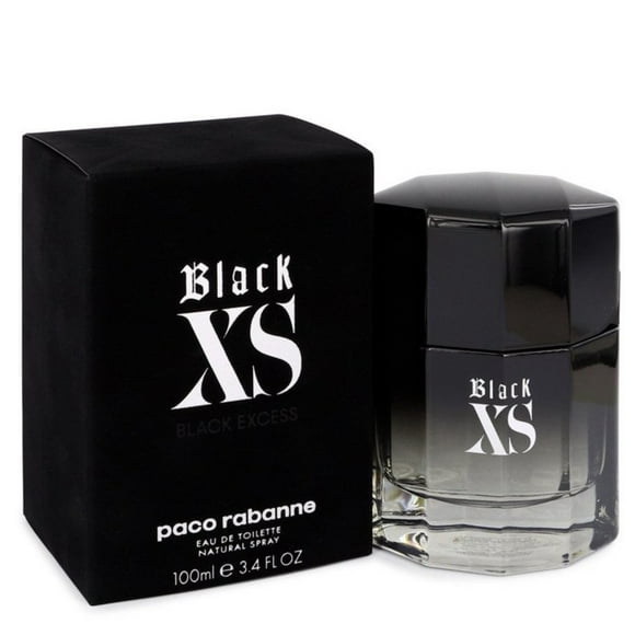 Black XS de Paco Rabanne Eau de Toilette Spray (2018 Nouvel Emballage) 3,4 oz pour les Hommes