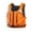Orange, variant on ibiyuan Life Jackets For Adults Adjustable Lightweight Breathable Water Safety Life Jacket Classic Unisex Design Multi-Functional Dual Storage Pockets Suitable for Various Water Activitity