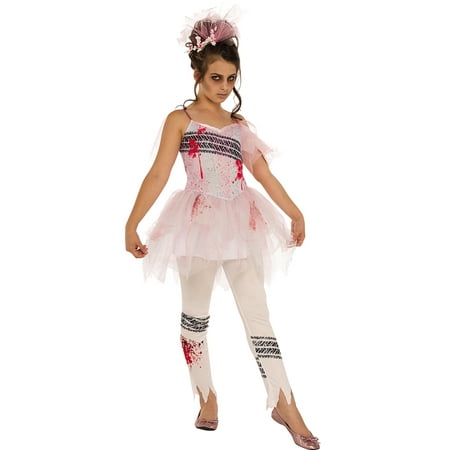 Final Performance Ballerina Zombie Ghost Girls Halloween Costume