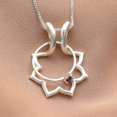 thumbnail image 3 of Sunflower Ring Holder Necklace Thick Chain Options Ring Size For Gift valentine Gift Engagement Ring Keeper Wedding Ring Holder, 3 of 6