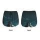 thumbnail image 3 of Balery Farm Dog Duck Moonlight Pantalones cortos deportivos para mujer con forro y dos bolsillos, elásticos, para entrenamiento, gimnasio, yoga-X-Large, 3 of 7