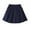 X2 Dark Blue, variant on Bainana Little Girls Pleated Skirt Solid Color Elastic High Waist A-Line Ruffled Dresses Casual Comfortable Summer Skirt Shorts Pink Size 3-4 Years