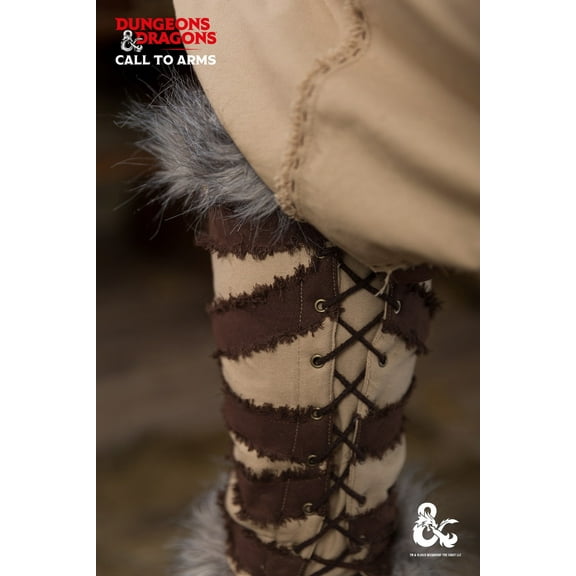 Burgschneider - Dungeons & Dragons Barbarian Greaves Hemp/Brown (size: S/M )