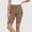 *Brown, variant on Women's High Waist Stretchy Shorts,Solid Color Shorts for Yoga and Everyday Wear Brown,Women's Plus XXL
