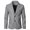Gray, variant on Vedolay Fall Tops for Men Casual Blazer Professional Work Suit Jacket with Pockets,Beige M