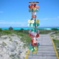thumbnail image 6 of Woodstock Windchimes Capiz Waterfall Havana, Wind Chimes For Outside, Wind Chimes For Garden, Patio, and Outdoor Décor, 40"L, 6 of 7
