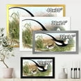 thumbnail image 4 of Designart 'Vintage Countryside Birds In Lake' Farmhouse Framed Art Print, 4 of 4