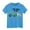 Blue, variant on Hiijoy Short Sleeve Graphic T-Shirt for Girls Easter T Shirt Loose Leisure T-Shirt