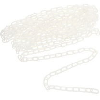 Milisten Chain Link Safety Chain White Plastic 1Pcs 10m