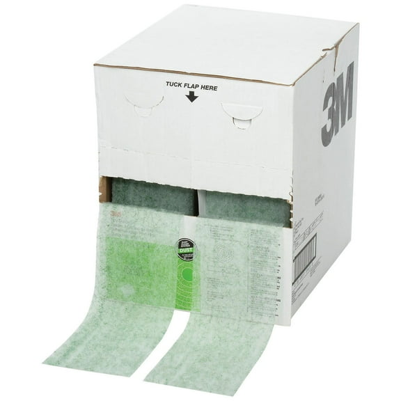 3M Easy Trap Duster Cloths, Sweep & Dust Sheets, 5" x 6" Sheets, 125 Ft., White, 2/case